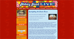 Desktop Screenshot of abbeyroadlive.com