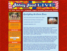 Tablet Screenshot of abbeyroadlive.com